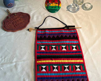 Lot 58: Assorted Folk-Art and Decorative Objects
