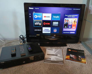 Lot 15: Vizio TV, Philips DVD player