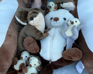 Lot 40: Otter Plush Toy Collection