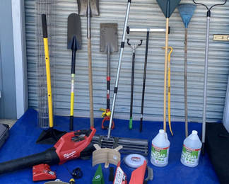 Lot 113: Mostly Gardening Tools and Supplies