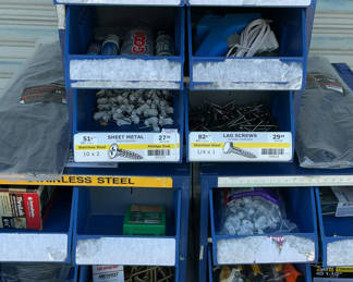 Lot 99: Hardware Containers With Hardware