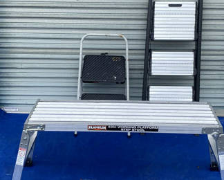 Lot 64: Ladders and Step Stool Platform