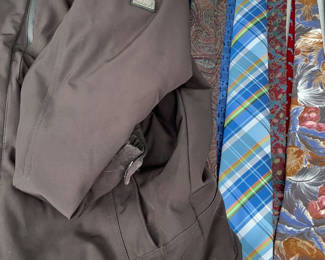 Lot 45: Assorted neckties And jacket