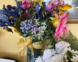 Beautiful silk floral arrangements