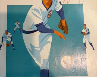 1975 Chicago Cubs program autographed