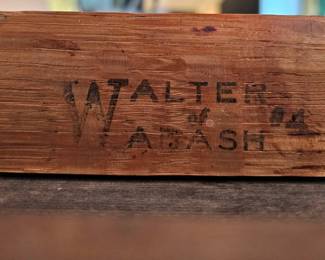 Vintage "Walter of Wabash" Laminate Top Extendable Dining Table.