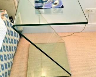 One of Two Z ShaoedAccent Table from Fiam Italia
