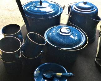 Vintage Graniteware Camping Dishware
