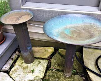 Smith & Hawken Copper Birdbath