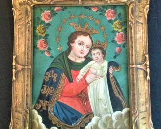 Religious Icon on TinVintage