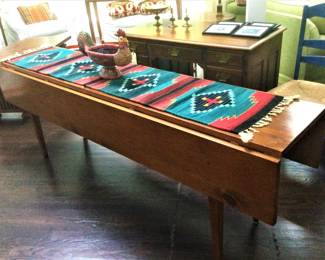 Pine Farm Table 84"L 18.5 Closed 39"Open@9"H