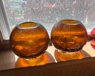 Polish glass oil lanters