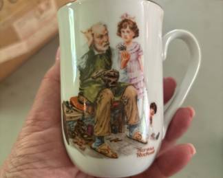 One of 8 Norman Rockwell Mug set