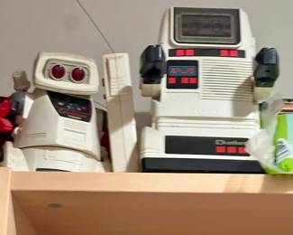 Vintage Tomy Omnibot 2000 and Chatbot