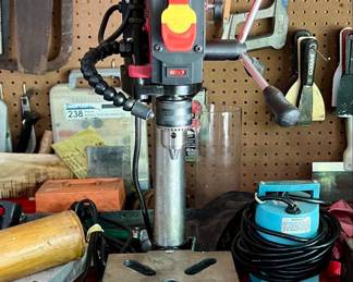 Bauer 8-inch 5-Speed Benchtop Drill Press (Model 21221E-B)