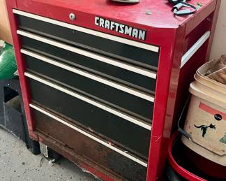 Vintage Craftsman 4-Drawer Rolling Tool Chest