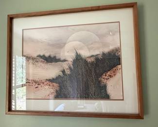Coastal Landscape Print by Diane Romanello