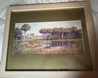Florida Marsh Landscape Painting by Laurie Snow Hein
