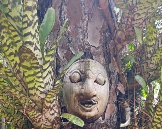 Hand-Carved Balinese Topeng Mask