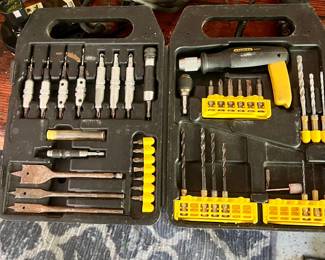 Stanley Ratcheting Screwdriver Set with Drill Bits and Spade Bits