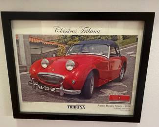 Austin Healey Sprite - 1958 Framed Photograph