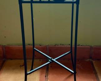 Celestial Motif Wrought Iron Plant Stand