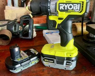 Ryobi 18V ONE+ HP Brushless Compact Hammer Drill with 4Ah & 2Ah Batteries