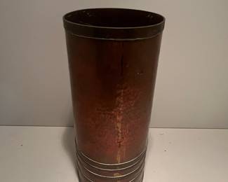 Hammered Copper Umbrella Stand