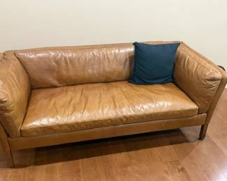 Leather Loveseat