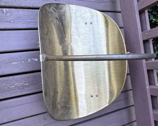 Vintage Brass Fireplace Coal Scoop