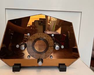 Vintage Radio Dial Decorative Mirror