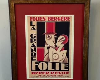 Folies Bergère 'La Grande Folie' Poster by Pico (Original Lithograph)