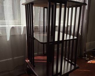 Sheraton Revival Mahogany Revolving Bookcase