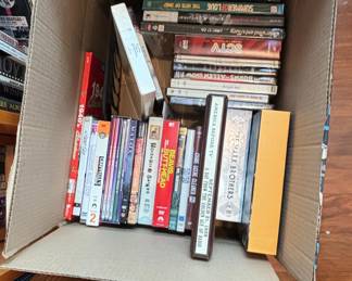 Assorted DVD Collection with Specific TV Series and Film Titles