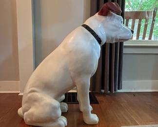 Vintage RCA Nipper Advertising Statue - Fiberglass/Plastic Store Display