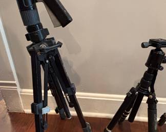 Assorted Camera Tripods (Slik AF Series, Zomei Q Series, Lightweight Aluminum)
