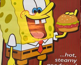 SpongeBob SquarePants "Krabby Patties... hot, steamy goodness!" Promotional Poster