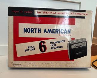North American 6 Transistor Tape Recorder Model N.678