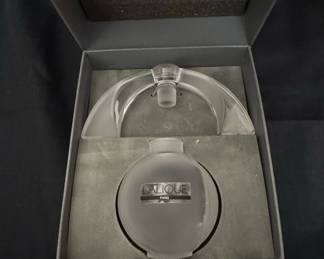 Lalique "Eclipse" Frosted Glass Perfume Bottle
