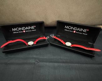 Pair of Mondaine Official Swiss Railways Watches