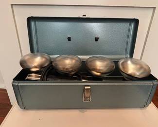 Vintage Acme-Lite Mov-E-Lite 4-Light Bar with Carrying Case
