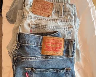 Assorted Levi's Denim Jeans (505, 511, 550 Models)