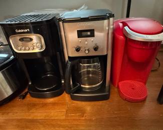 Cuisinart Grind & Brew and Keurig Coffee Makers