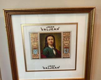 Vintage Jean Valjean Cigar Box Label