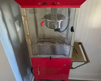 Nostalgia 53" Vintage Professional Popcorn Cart with 8-Ounce Kettle