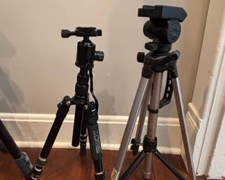 Assorted Camera Tripods (Slik AF Series, Zomei Q Series, Lightweight Aluminum)
