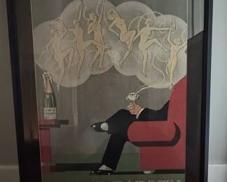 Grand Parisy Champagne Advertising Poster by Niklaus Stoecklin