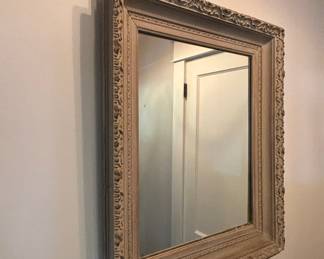 Ornate Solid Wood "18x21" Rectangle Beveled Custom Framed Wall Mirror