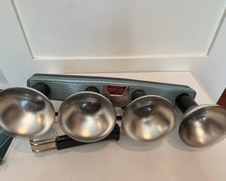 Vintage Acme-Lite Mov-E-Lite 4-Light Bar with Carrying Case