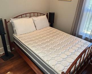 Vintage Wooden Spindle Bed Frame